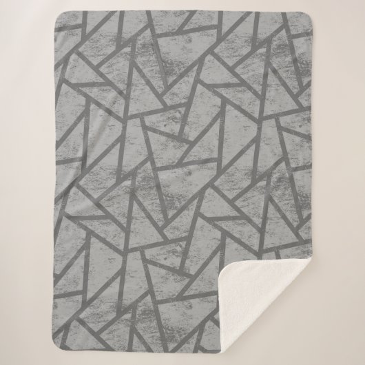 Graumosaikmuster Sherpadecke (Vorderseite)