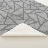 Graumosaikmuster Sherpadecke (3/4)