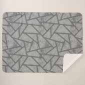 Graumosaikmuster Sherpadecke (Vorderseite (Horizontal))