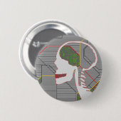 Graumöwe Button (Vorne & Hinten)
