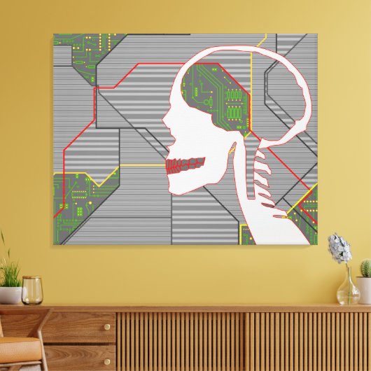 Graumöwe Leinwanddruck (Insitu (Wohnzimmer))