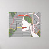 Graumöwe Leinwanddruck (Vorderseite)