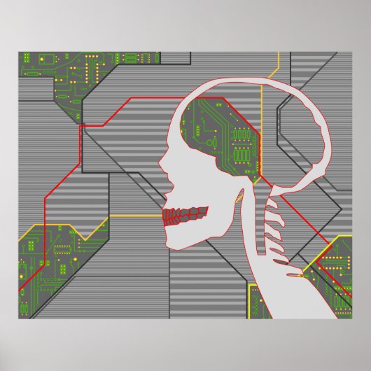 Graumöwe Poster (Vorne)