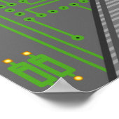 Graumöwe Poster (Ecke)