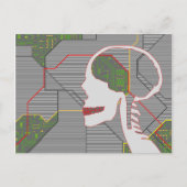 Graumöwe Postkarte (Vorderseite)