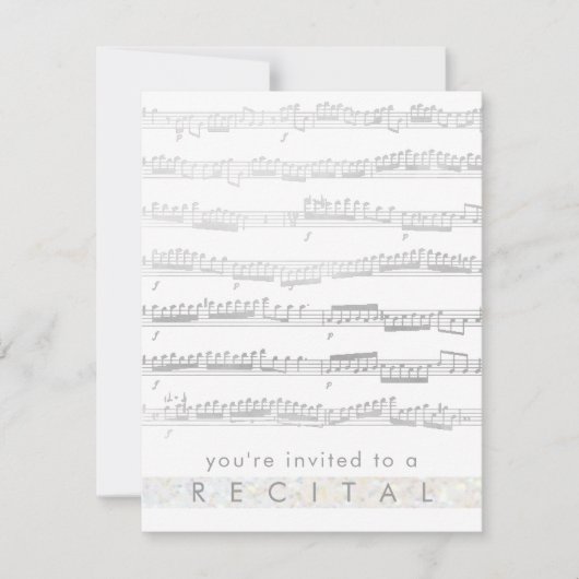 Graumusikfestival Einladung (Vorderseite)