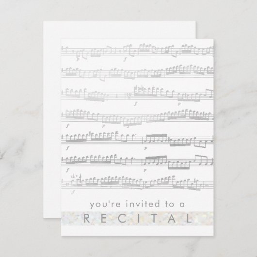 Graumusikfestival Einladung (Vorne/Hinten)