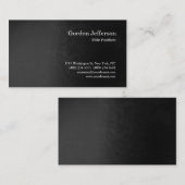 Graumuster Beruflich Einfache Moderne Schlicht Visitenkarte (Vorne/Hinten)
