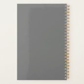 Graumuster Blumenmohn Wildblumen Planer (Rückseite)