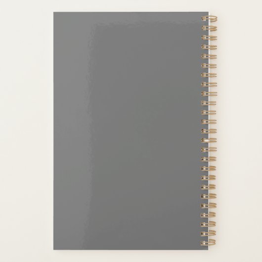 Graumuster Blumenmohn Wildblumen Planer (Rückseite)