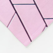 Graumuster Fleecedecke (Ecke)