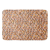 Grauorange-rustikale Keramik mit fehlerhaft, virtu Badematte (Vorderseite)