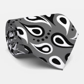 Graupaisley-Krawatte Krawatte (Gerollt)