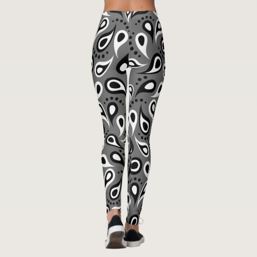 Graupaisley Leggings (Rückseite)