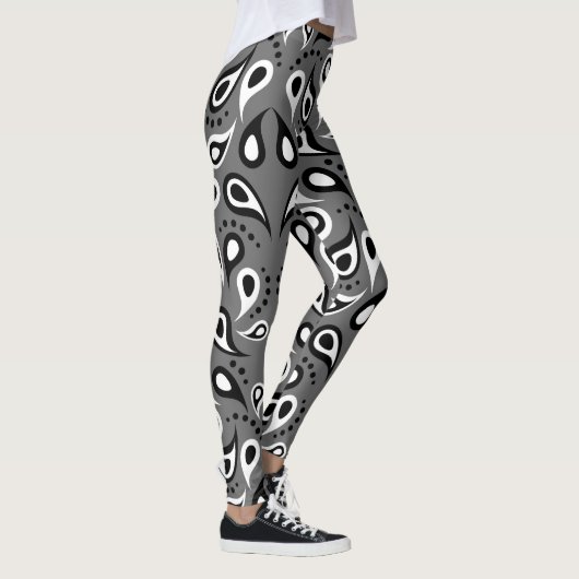 Graupaisley Leggings (Rechts)