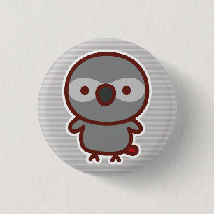 Graupapagei Button