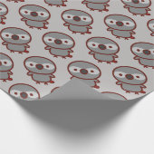 Graupapagei Geschenkpapier (Ecke)