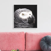 Graupapagei Leinwanddruck (Insitu (Wohnzimmer))