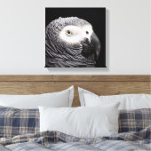 Graupapagei Leinwanddruck (Insitu (Schlafzimmer))