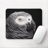Graupapagei Mousepad (Mit Mouse)