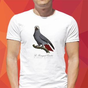 Graupapagei, Psittacus erithacus, Vintage T-Shirt