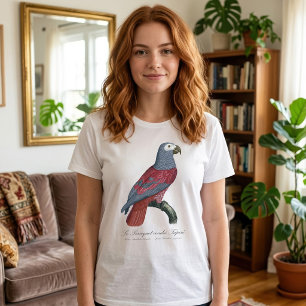 Graupapagei Rotfaktor Psittacus Erithacus T-Shirt