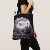 Graupapagei Tasche (Von Nahem)