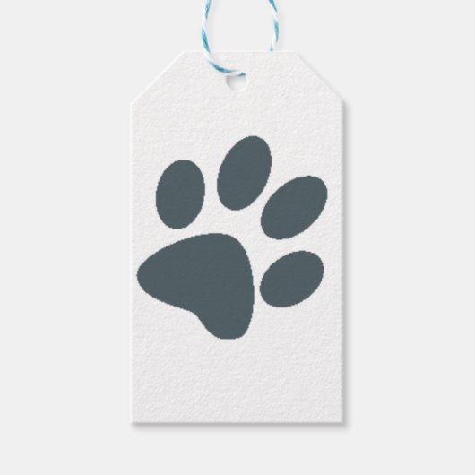 Graupaw Print Geschenkanhänger (Vorderseite)