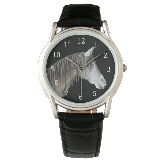 Graupferd Armbanduhr (Vorderseite)