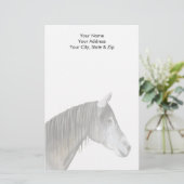 Graupferd Briefpapier (Stehend Vorderseite)