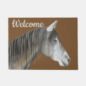 Graupferd Fußmatte (Vorderseite)