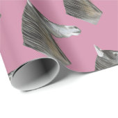 Graupferd Geschenkpapier (Rolleneckpunkt)
