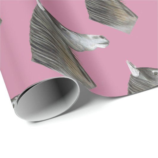 Graupferd Geschenkpapier (Rolleneckpunkt)
