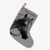 Graupferd Kleiner Weihnachtsstrumpf (Vorderansicht (hängend))