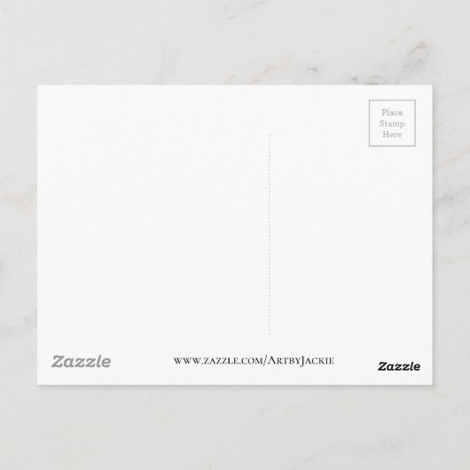 Graupferd Postkarte (Rückseite)