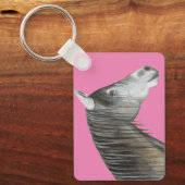 Graupferd Schlüsselanhänger (Vorderseite)