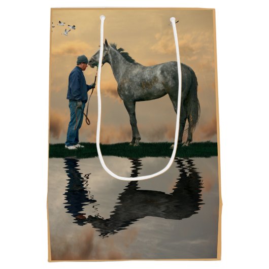 Graupferd und Gräuel OTTB Geschenktasche Mittlere Geschenktüte (Rückseite)