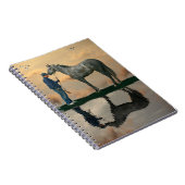 Graupferd und Graupferd OTTB SpiralNotebook Notizblock (Rechte Seite)