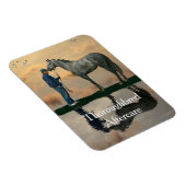 Graupferd und Groom OTTB Flexible Magnet (Rechte Seite)