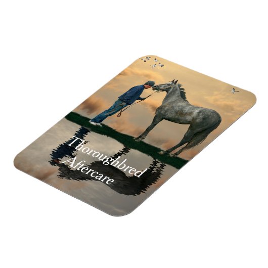 Graupferd und Groom OTTB Flexible Magnet (Linke Seite)