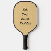Graupferd und Groom OTTB Pickleball Paddel Schläger (Rückseite)