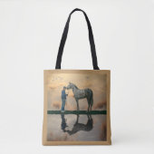 Graupferd und Groom OTTB Tasche (Vorderseite)