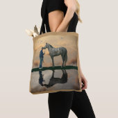 Graupferd und Groom OTTB Tasche (Von Nahem)