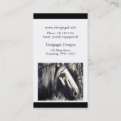 Graupferd Visitenkarte (Rückseite)