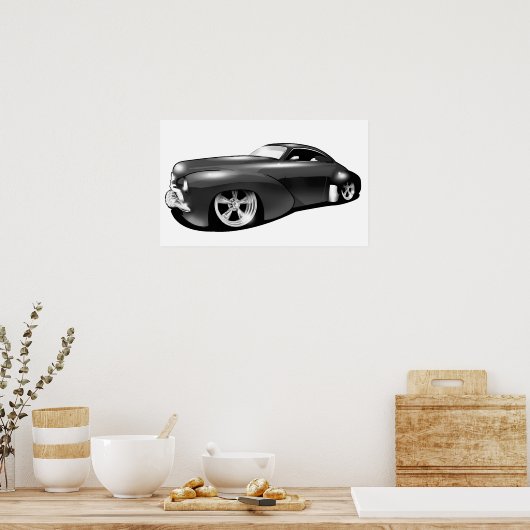 Grauposter Poster (Küche)