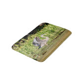 Graureiher Badematte (Schrägansicht)