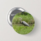 Graureiher Button (Vorne & Hinten)