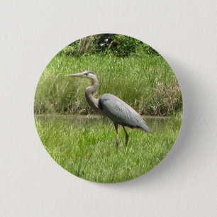 Graureiher Button