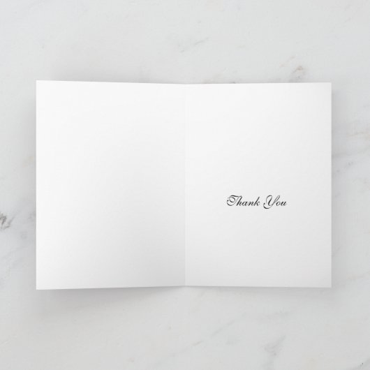 Graureiher Dankeskarte (Innenseite)