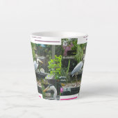 Graureiher-Design Latte-Mug Milchtasse (Vorderseite)